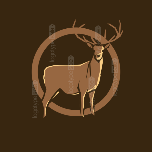 Deer logo 000 mini » Logotype Sale