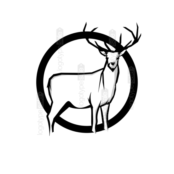 Deer logo 003 mini » Logotype Sale