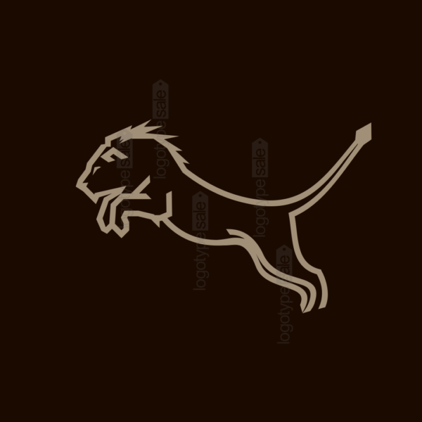 minimalist lion mini 001 » Logotype Sale