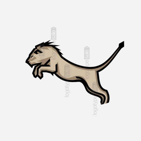 Minimalist Lion Logo